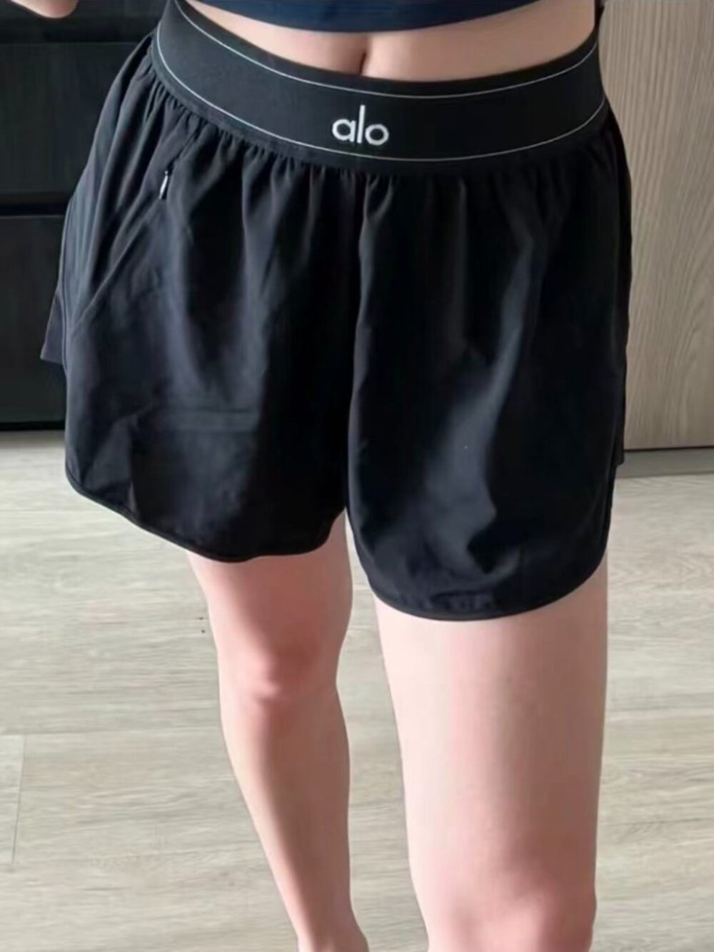 ALO Yoga Match Point Short Black🖤 Brand new with tags🏷️ Leisure/Running